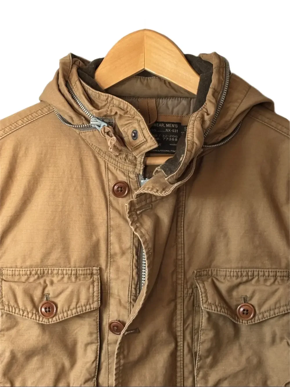 J. Crew Vintage Field Mechanics Jacket Quilt Lining Utility Military Style (S)